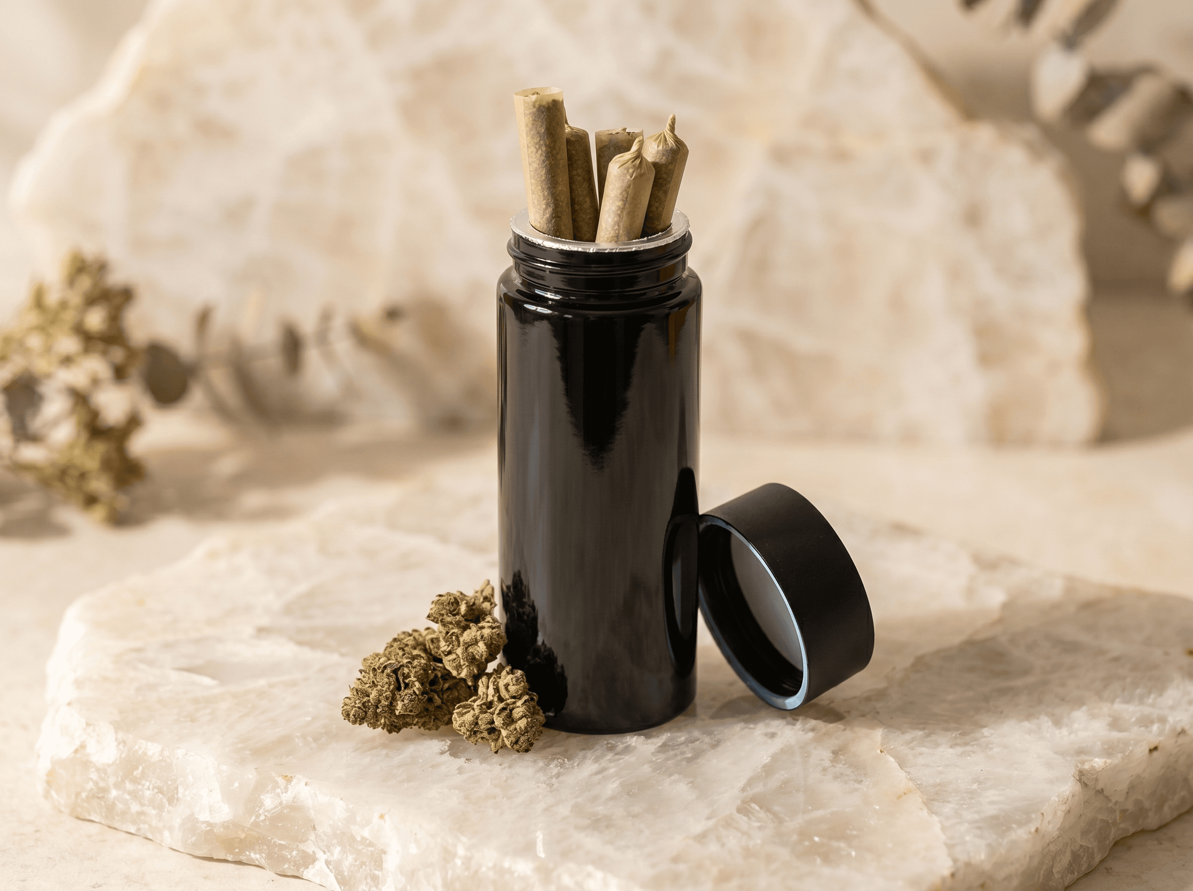 Black 32x100mm Tube, Black CR + TE (foil heat induction seal) cap, Black tube Front three-quarter hero white scenery product image