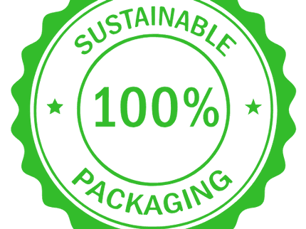 Sustainable 100% Packaging Stamp