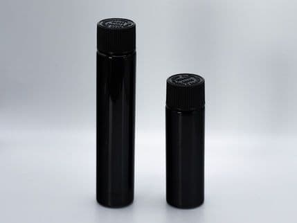 Two Black PET Tubes