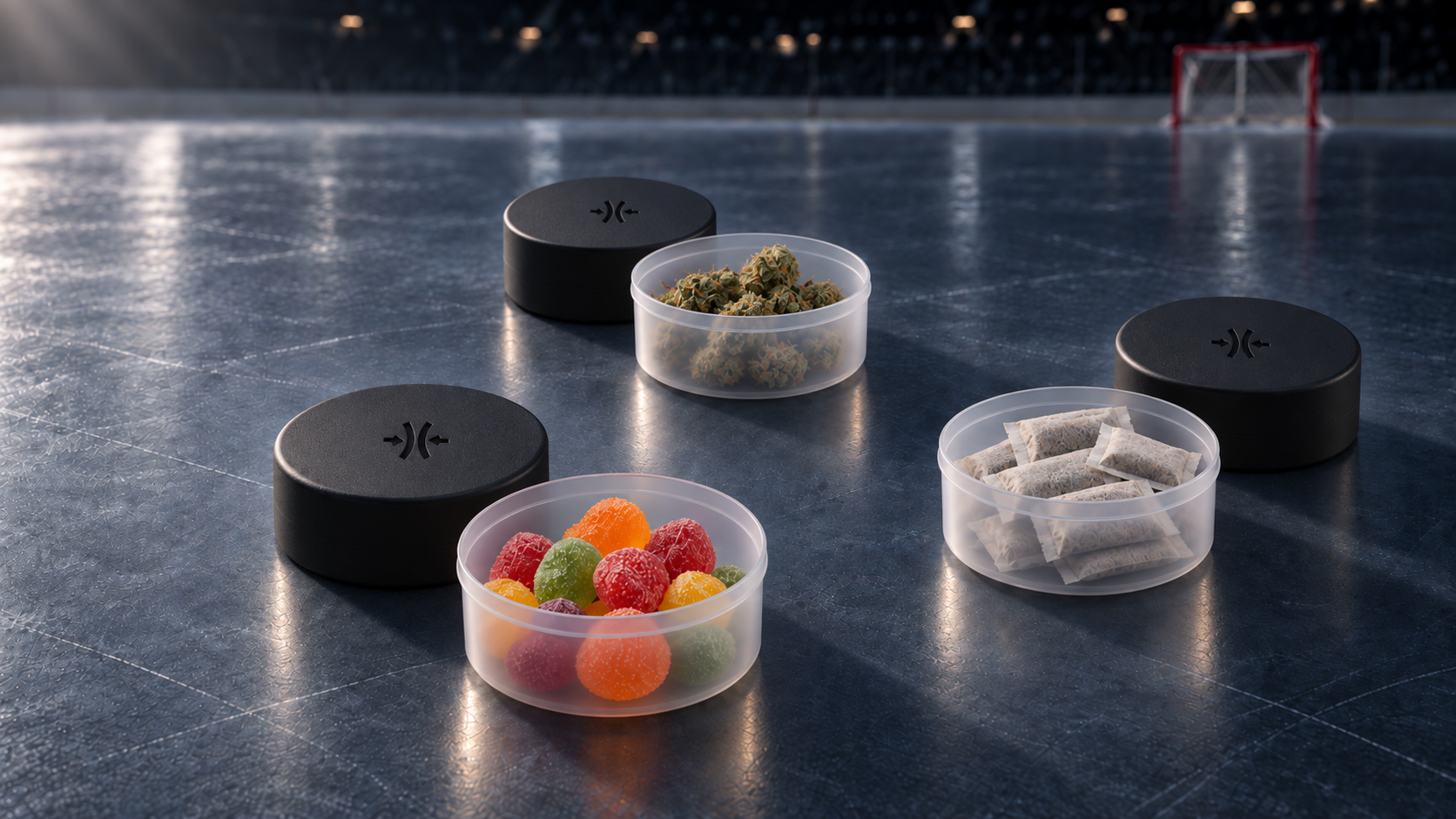 Emballages Pop-Puck pour fleurs, produits comestibles et sachets